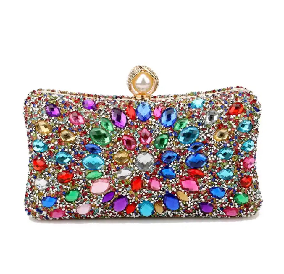 Rhinestone clutch - Accessory Addict by Nikki