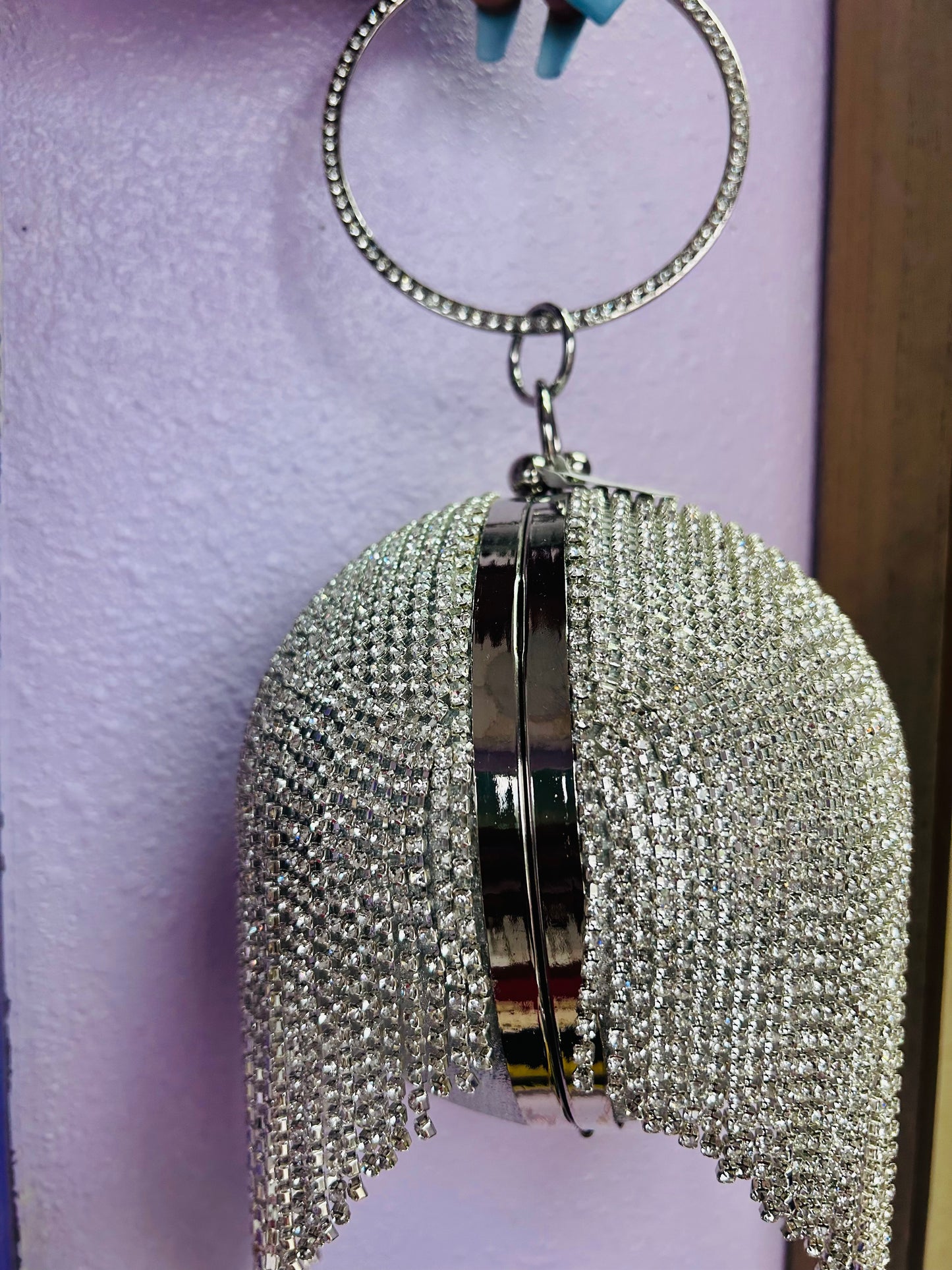 Bling round clutch - Accessory Addict by Nikki