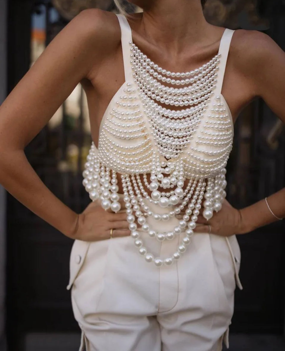 Pearl me up Top - Accessory Addict by Nikki