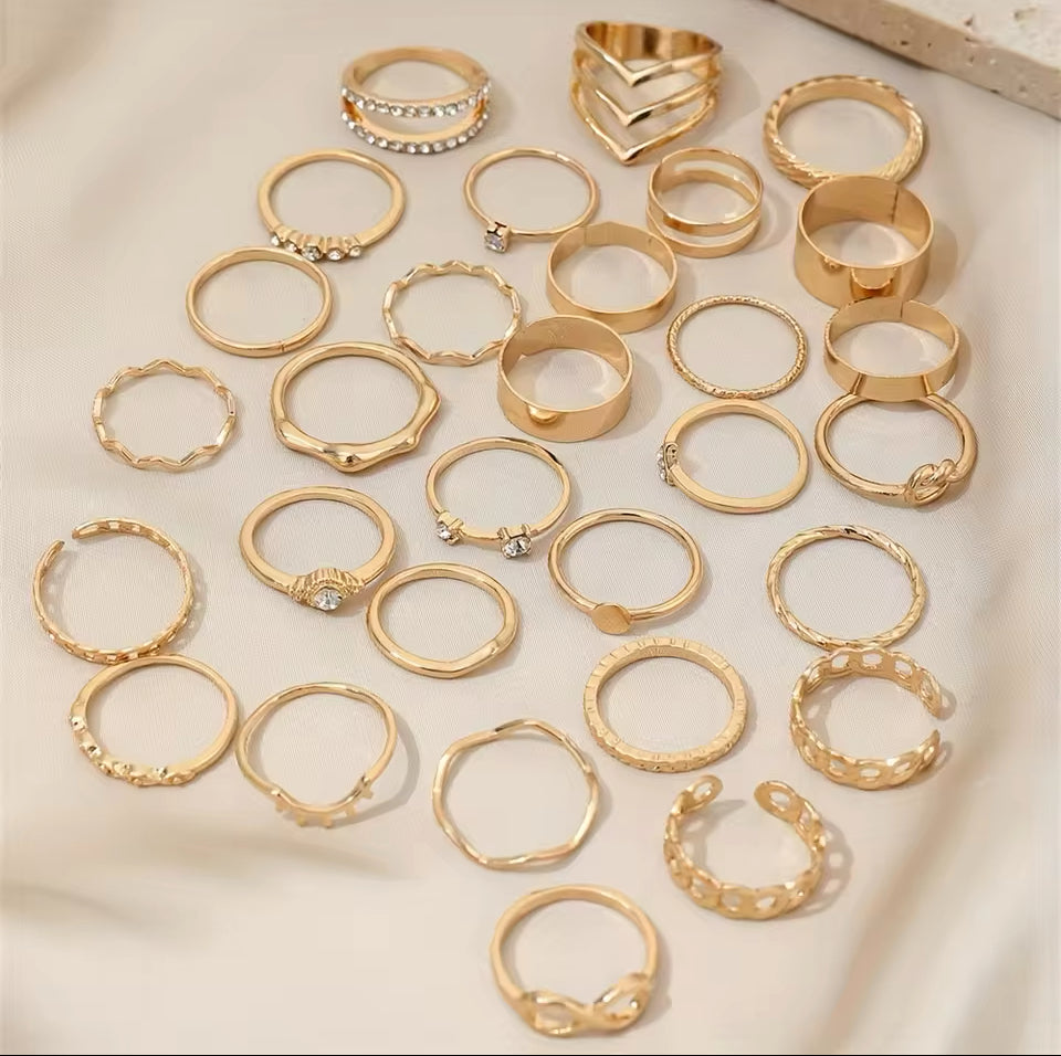 30 piece ring set - Accessory Addict by Nikki