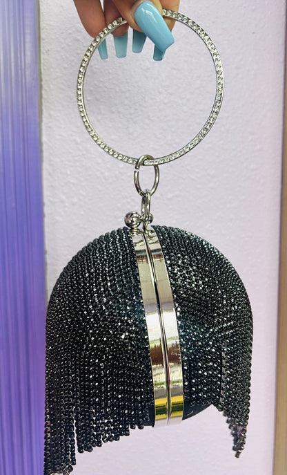 Bling round clutch - Accessory Addict by Nikki